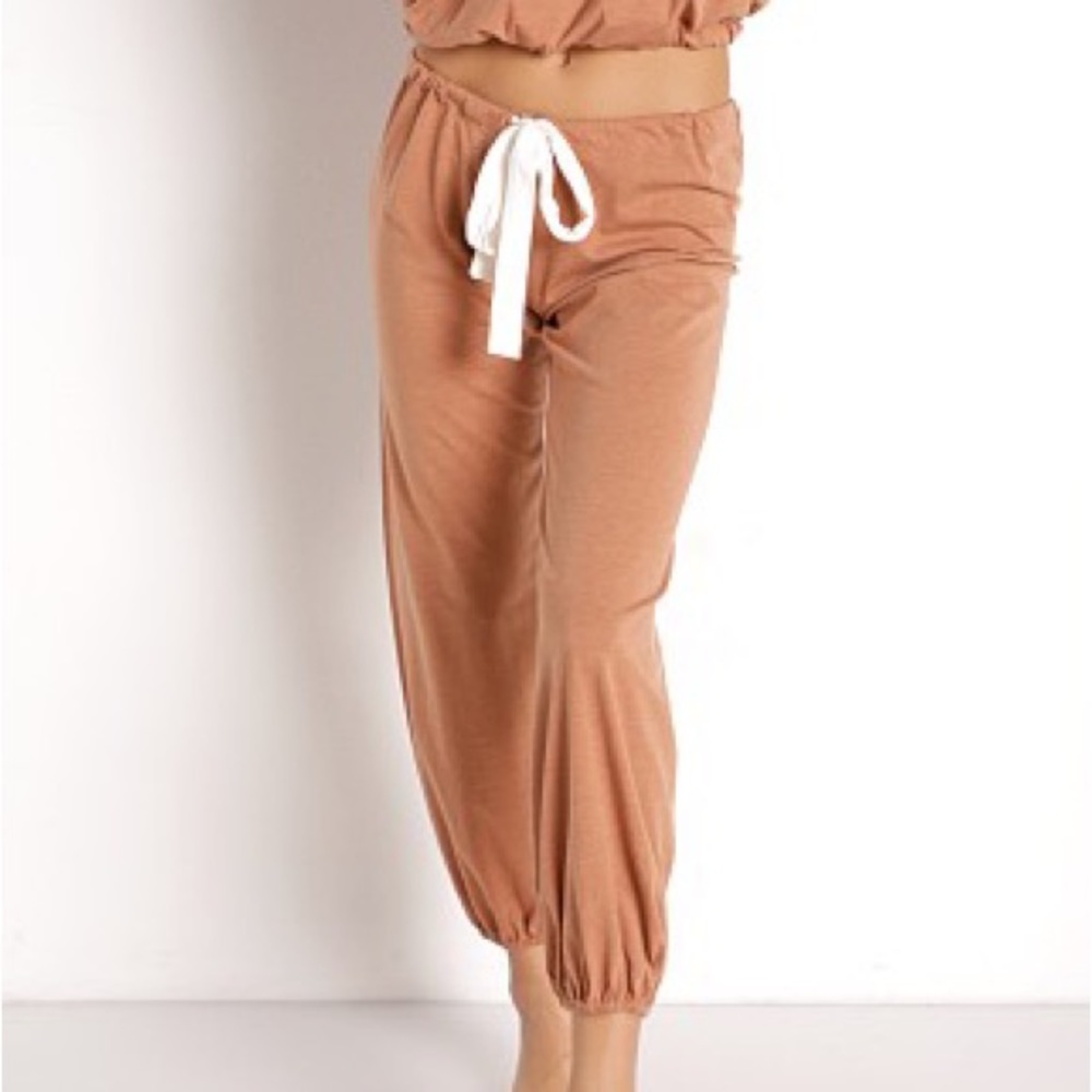 Eberjey Heather Cropped Pants